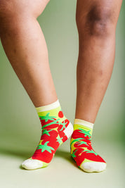 BUTTER TOMATO JUMBLE SOCKS