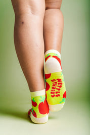 BUTTER TOMATO JUMBLE SOCKS