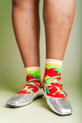 BUTTER TOMATO JUMBLE SOCKS
