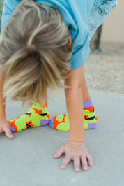 KIDS' WITCHY APPLE JUMBLE SOCKS