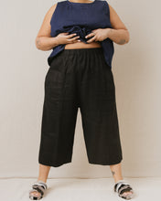 Easy Pant in Black Linen (RTS)