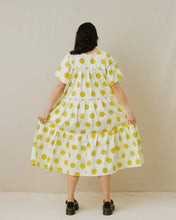 Tiered Dress in Smiley Cotton