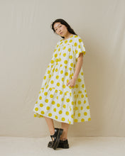 Tiered Dress in Smiley Cotton