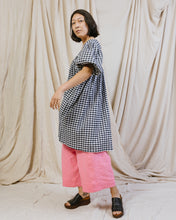 Puff Dress in Gingham Cotton