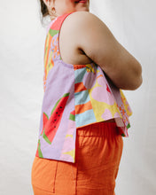 Side Panel Tank in Tutti Frutti Linen