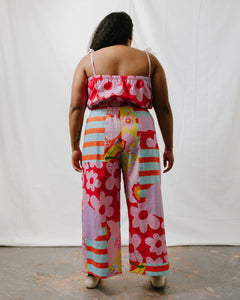 Mid Easy Pant in Tutti Frutti Linen